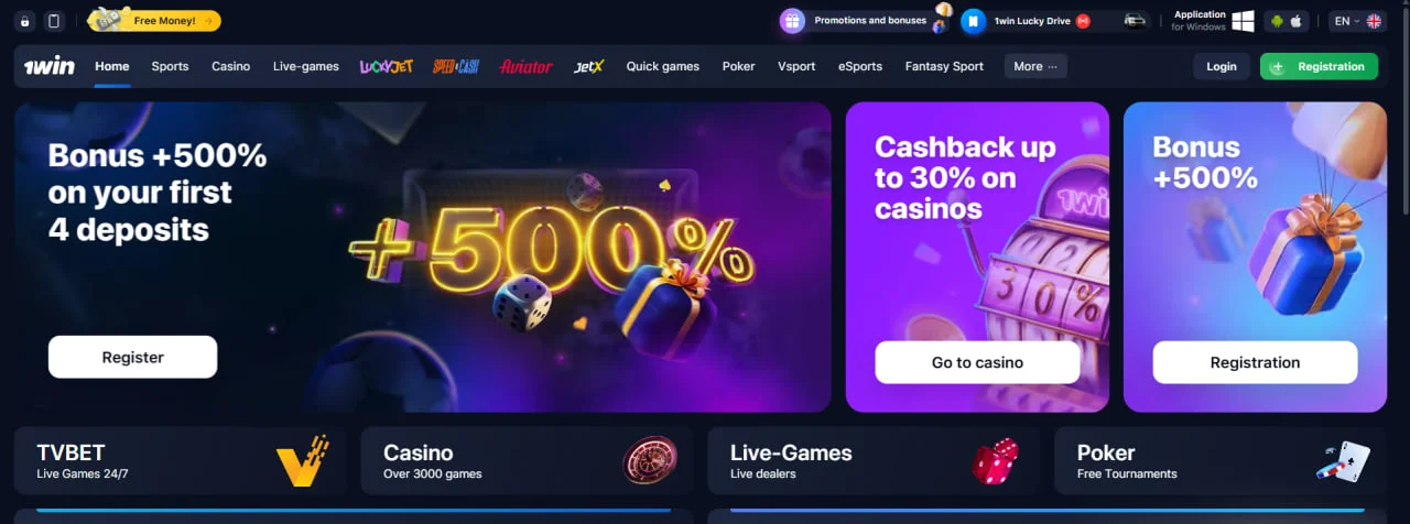 1Win Česko: vše o kasinu, sázkách a bonusech pro hráče